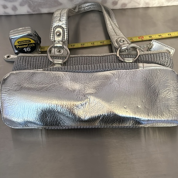 The Sak metallic knit shoulder bag purse - Picture 4 of 12